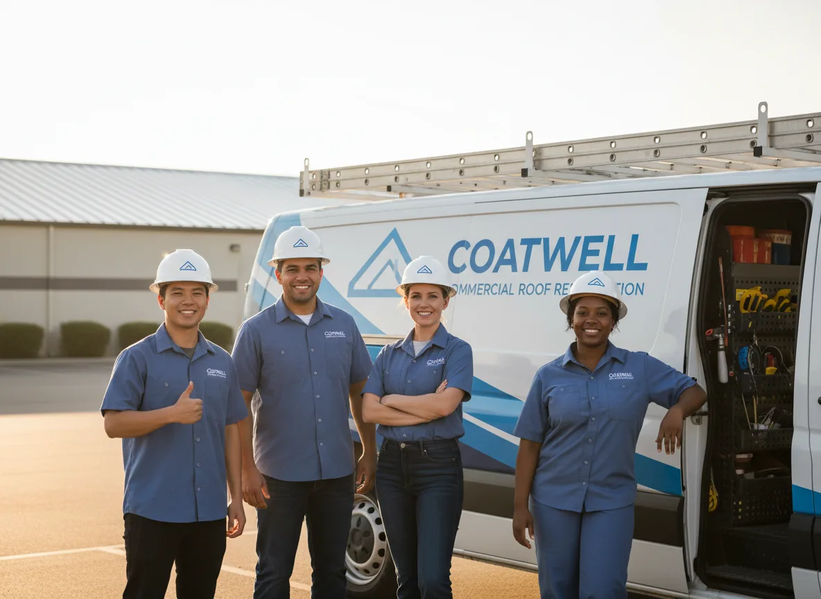 Commercial roof coating company in Leamington, UT